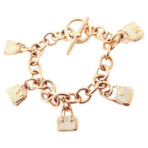 chanel rose gold love bracelet|authentic Chanel charm bracelets.